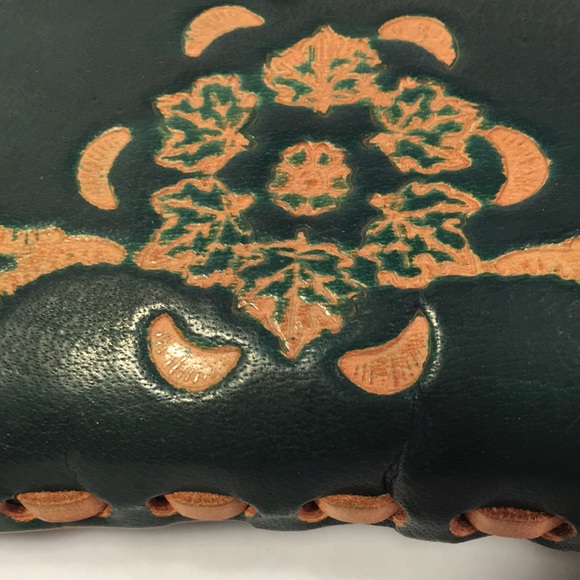Vintage Tooled Leather Bag - Picture 6 of 6
